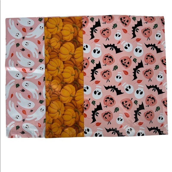 NEW Polymailers Fall Halloween 100 (10x13) Self Sealing Colorful Variety! - Picture 1 of 5